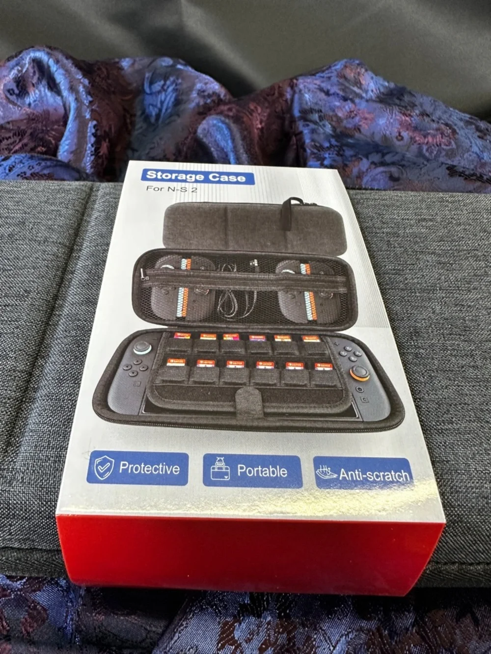 Nintendo Switch 2 Portable Gray Storage Case
